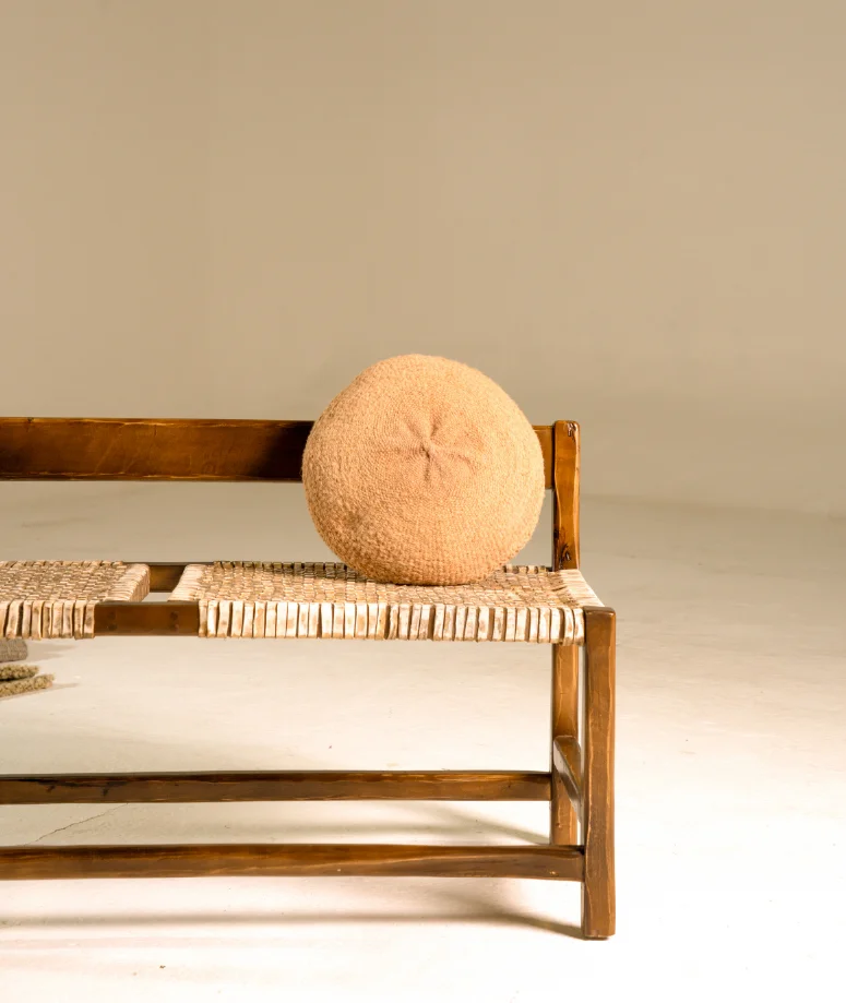 Puff Circular - Light Brown - Image 2